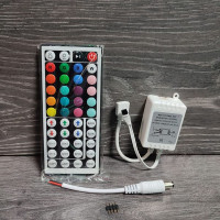  Контроллер для RGB ленты  инфракрасный 12A пульт 44 кнопки AVT 